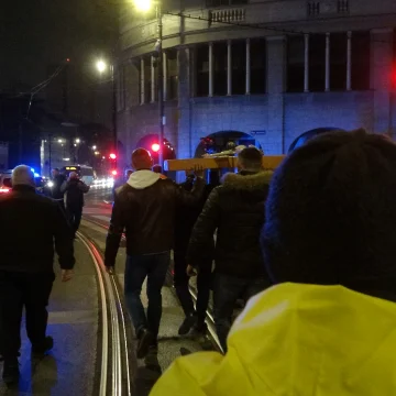 DSC04202 Ksiądz Blachnicki towarzyszył drodze krzyżowej ulicami Bydgoszczy