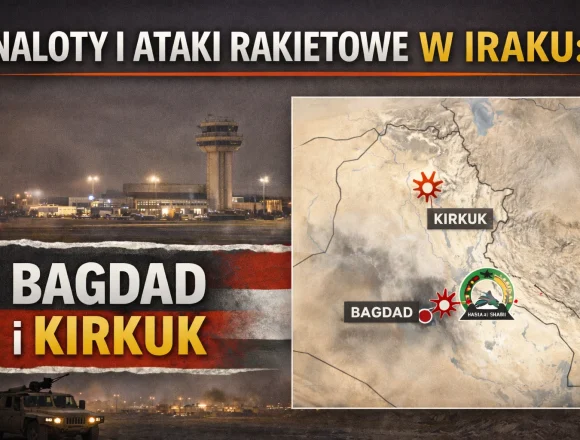 fb765064-476e-4b24-b6fb-b6318dc22f9b Eksplozje w Iraku: Rakiety uderzają w Bagdad i bazy wojskowe