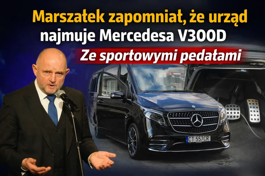 fura-calbona Marszałek ma amnezje co do najmowanego samochodu, radny KO ironizuje o Maybachu, a dokumenty pokazują coś innego