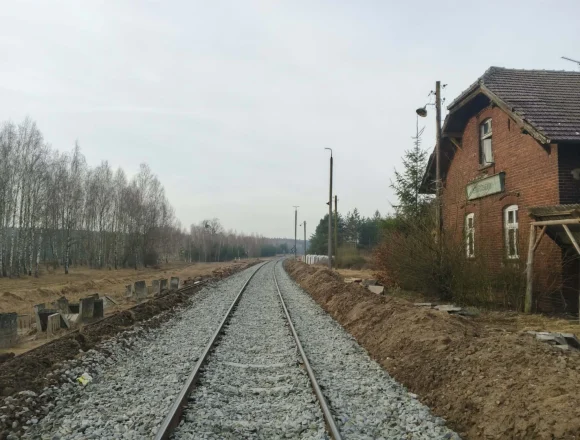 studzienki Linia do Kcyni w dużej mierze już gotowa. Pracy wymagają jedynie okolice kcyńskiego dworca