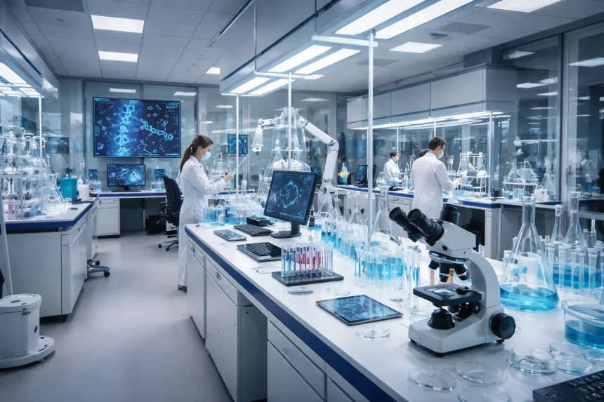 20260410_1611_Image Generation_simple_compose_01knvvp5e7fkcr7j83p6rcg7bc Centralne Laboratorium – wielkie marzenie, które wchodzi w realizację