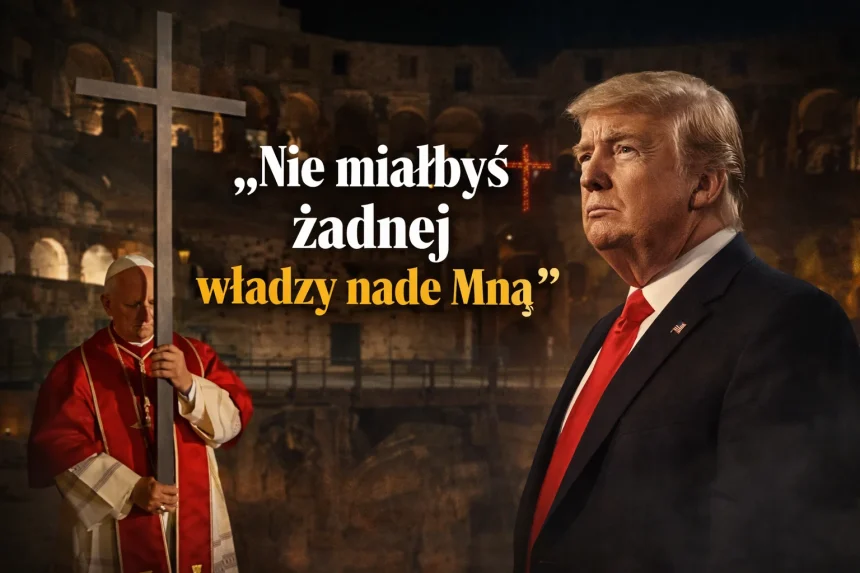 Papież Franciszek i Trump w Koloseum Przegląd zagraniczny: Papież Leon XIV: Każda władza będzie musiała zdać przed Bogiem sprawę