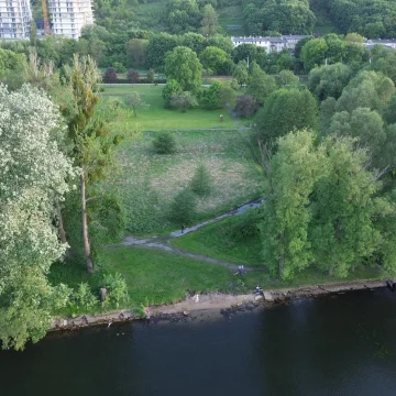 DJI_0730 Od razu wielka wycinka w Parku Centralnym nie ruszy