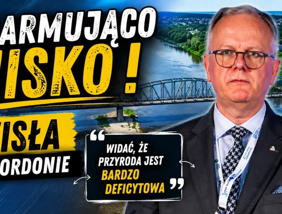 ChatGPT Image 2 cze 2026, 18_02_53 Co nam mówi niski poziom Wisły w Fordonie? ,,Widać, że przyroda jest bardzo deficytowa”