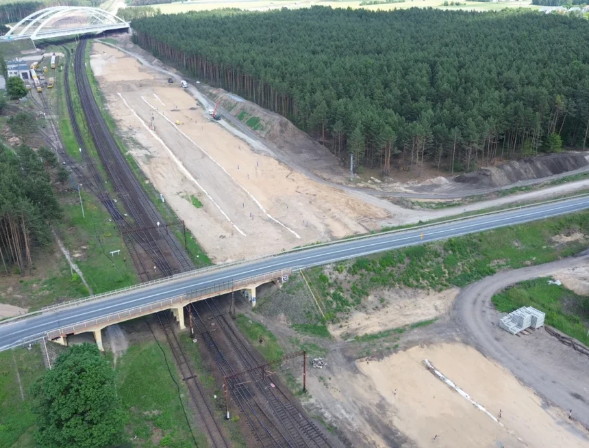 DJI_0804 Raport kolejowy – na magistrali węglowej coraz więcej się dzieje, a w Bydgoszczy prace na ukończeniu