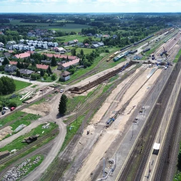 Na węźle Maksymilianowo sporo się dzieje. Już dzisiaj widzimy skalę modernizacji