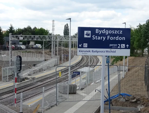 Stacja w Starym Fordonie na wykończeniu, ale na razie jeszcze nie zatrzymają się pociągi