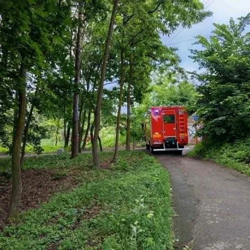 Bóbr postawił Straż Pożarną na nogi.  Pojawiło się zagrożenie dla pociągów