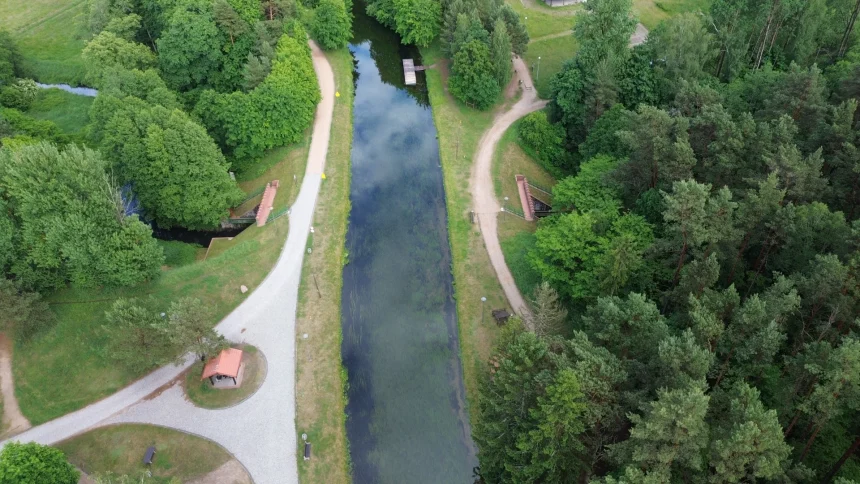 DJI_0897 Wielki Kanał Brdy i wyjątkowy akwedukt