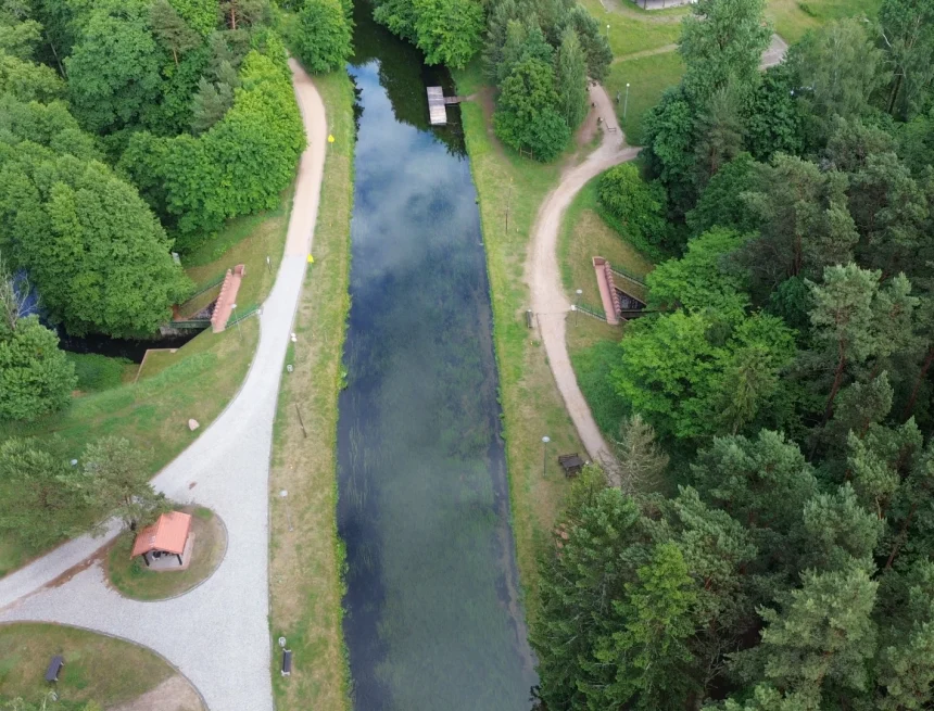 DJI_0897 Wielki Kanał Brdy i wyjątkowy akwedukt