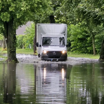 Inowrocław pod wodą. Do tej pory nawałnice go omijały
