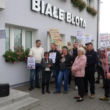 DSC06732 Mieszkańcy północnej części Białych Błot protestowali. Chcą mieć wpływ na projektowanie obwodnicy