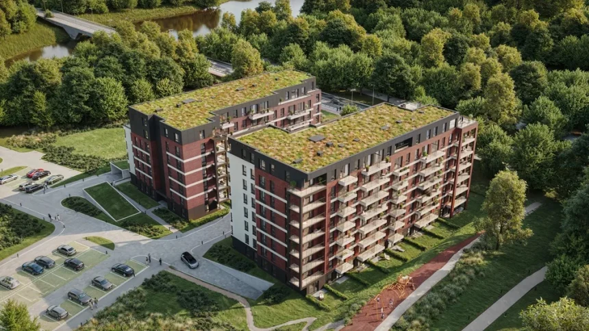 STARA_PAPIERNIA_C5 Inwestor ujawnił wizualizację dla osiedla w miejscu dawnej papierni